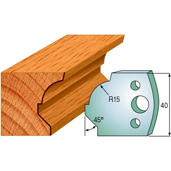 Standard Avviser Nr.037 2Stk. Avvisere 40x4 mm SP 