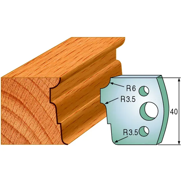 Standard Avviser Nr.039 2Stk. Avvisere 40x4 mm SP 