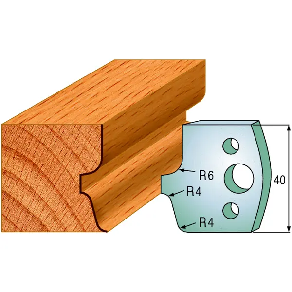 Standard Avviser Nr.041 2Stk. Avvisere 40x4 mm SP 