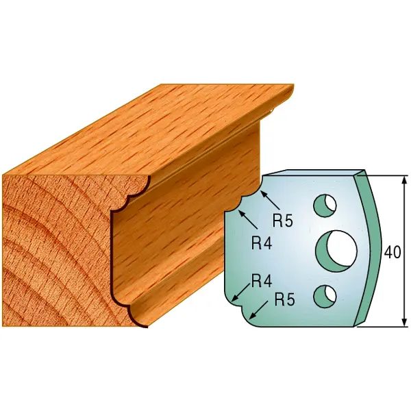 Standard Avviser Nr.042 2Stk. Avvisere 40x4 mm SP 