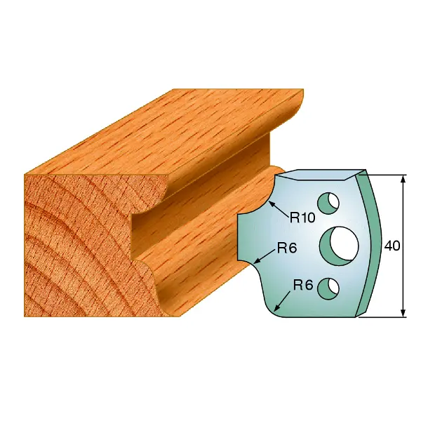 Standard Avviser Nr.045 2Stk. Avvisere 40x4 mm SP 