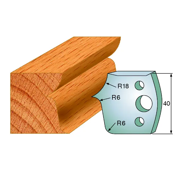 Standard Avviser Nr.046 2Stk. Avvisere 40x4 mm SP 