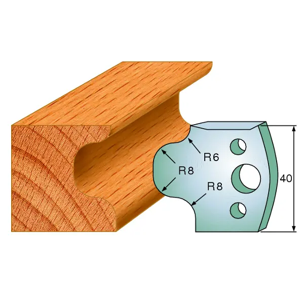 Standard Avviser Nr.056 2Stk. Avvisere 40x4 mm SP 
