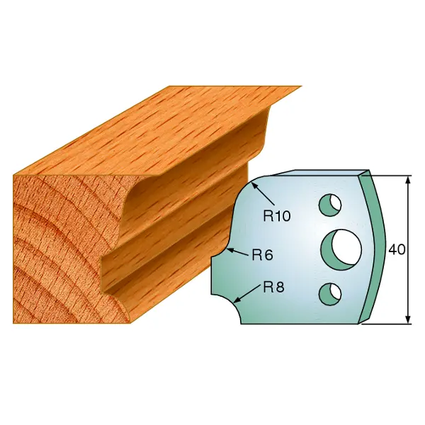 Standard Avviser Nr.064 2Stk. Avvisere 40x4 mm SP 