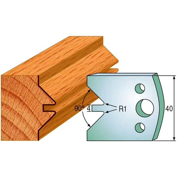 Standard Avviser Nr.071 2Stk. Avvisere 40x4 mm SP 