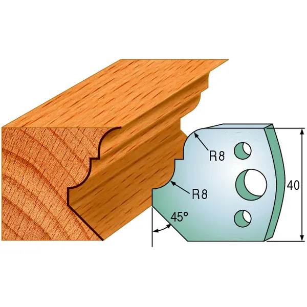 Standard Avviser Nr.073 2Stk. Avvisere 40x4 mm SP 