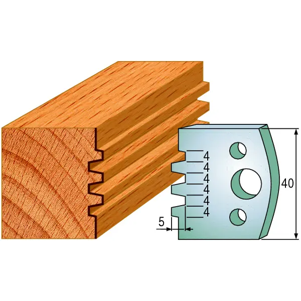 Standard Avviser Nr.076 2Stk. Avvisere 40x4 mm SP 