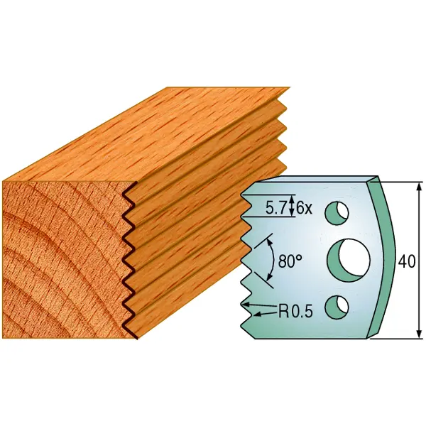 Standard Avviser Nr.077 2Stk. Avvisere 40x4 mm SP 