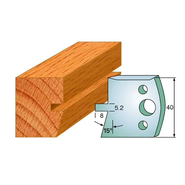Standard Avviser Nr.086 2Stk. Avvisere 40x4 mm SP 