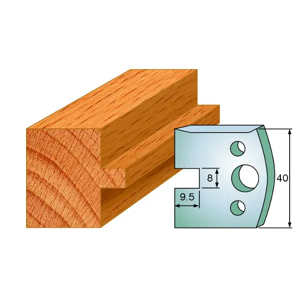 Standard Avviser Nr.095 2Stk. Avvisere 40x4 mm SP 