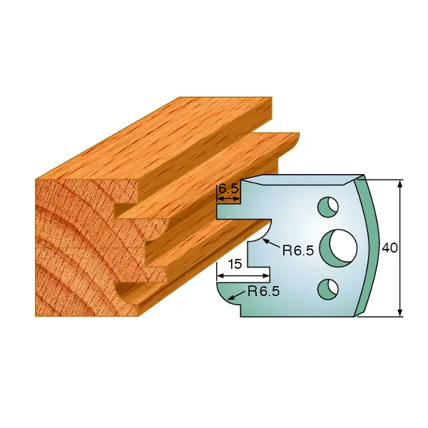 Standard Avviser Nr.096 2Stk. Avvisere 40x4 mm SP 