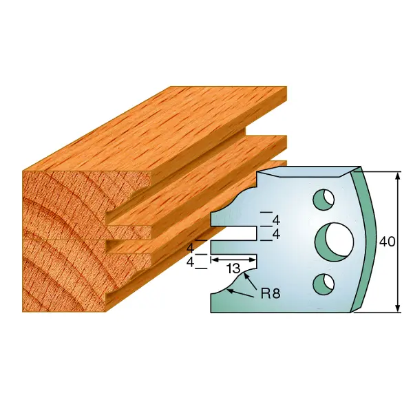 Standard Avviser Nr.097 2Stk. Avvisere 40x4 mm SP 