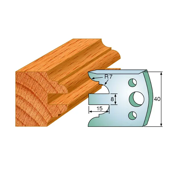 Standard Avviser Nr.098 2Stk. Avvisere 40x4 mm SP 