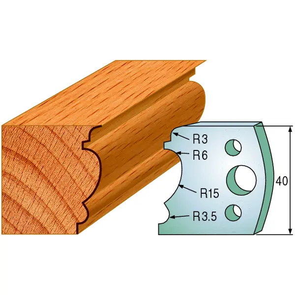 Standard Avviser Nr.104 2Stk. Avvisere 40x4 mm SP 