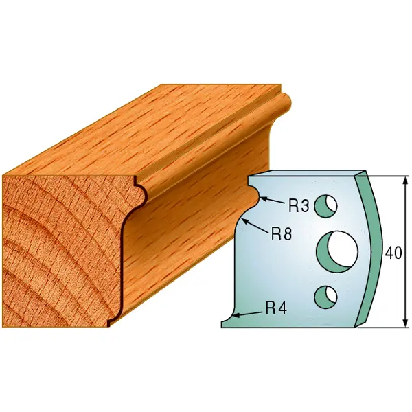 Standard Avviser Nr.110 2Stk. Avvisere 40x4 mm SP 