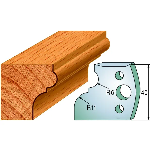Standard Avviser Nr.111 2Stk. Avvisere 40x4 mm SP 