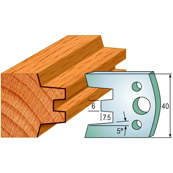 Standard Avviser Nr.113 2Stk. Avvisere 40x4 mm SP 