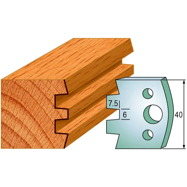 Standard Avviser Nr.114 2Stk. Avvisere 40x4 mm SP 