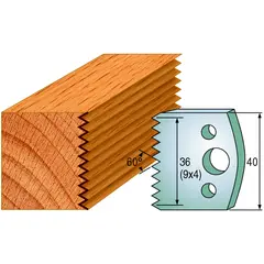 Standard Avviser Nr.117 2Stk. Avvisere 40x4 mm SP