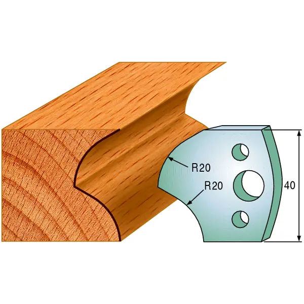 Standard Avviser Nr.120 2Stk. Avvisere 40x4 mm SP 