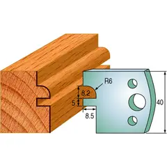 Standard Avviser Nr.134 2Stk. Avvisere 40x4 mm SP