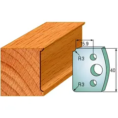 Standard Avviser Nr.170 2Stk. Avvisere 40x4 mm SP