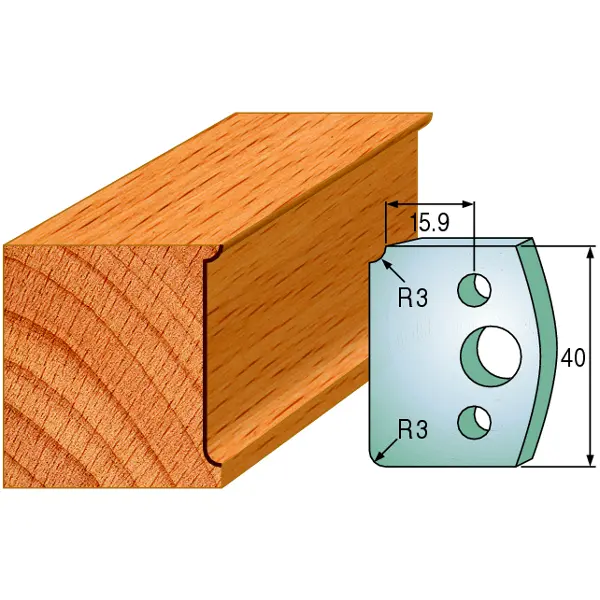 Standard Avviser Nr.170 2Stk. Avvisere 40x4 mm SP 