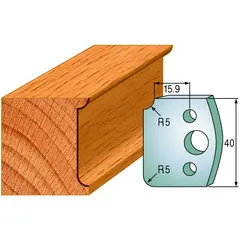 Standard Avviser Nr.172 2Stk. Avvisere 40x4 mm SP