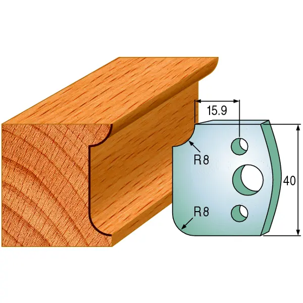 Standard Avviser Nr.174 2Stk. Avvisere 40x4 mm SP 
