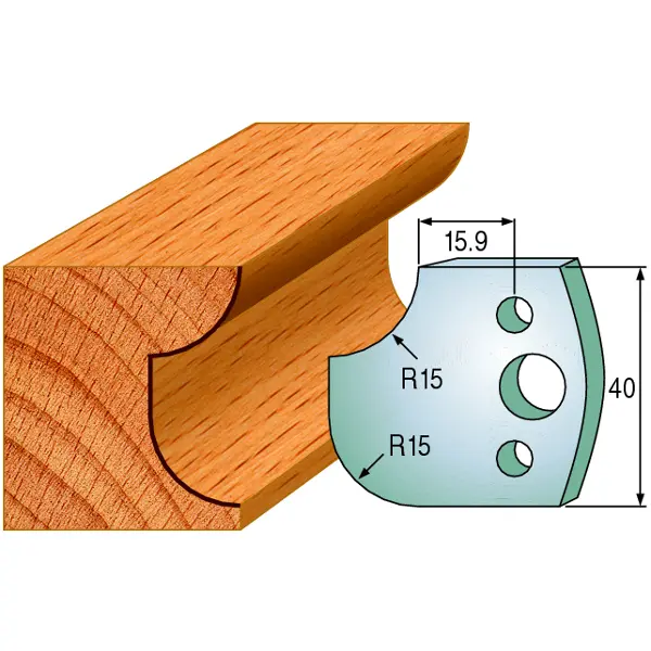 Standard Avviser Nr.177 2Stk. Avvisere 40x4 mm SP 