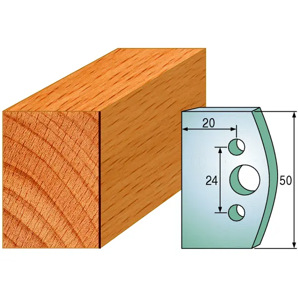 Standard Avviser Nr.500 2Stk. Avvisere 50x4 mm SP 