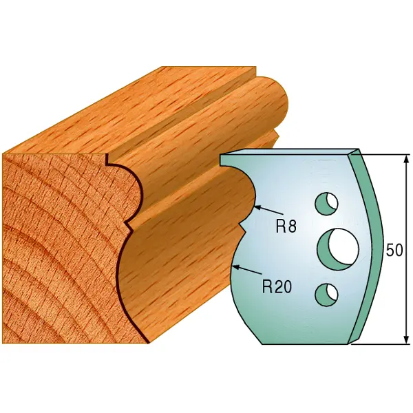 Standard Avviser Nr.502 2Stk. Avvisere 50x4 mm SP 