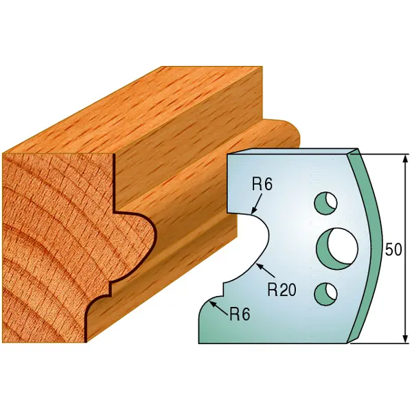 Standard Avviser Nr.505 2Stk. Avvisere 50x4 mm SP 