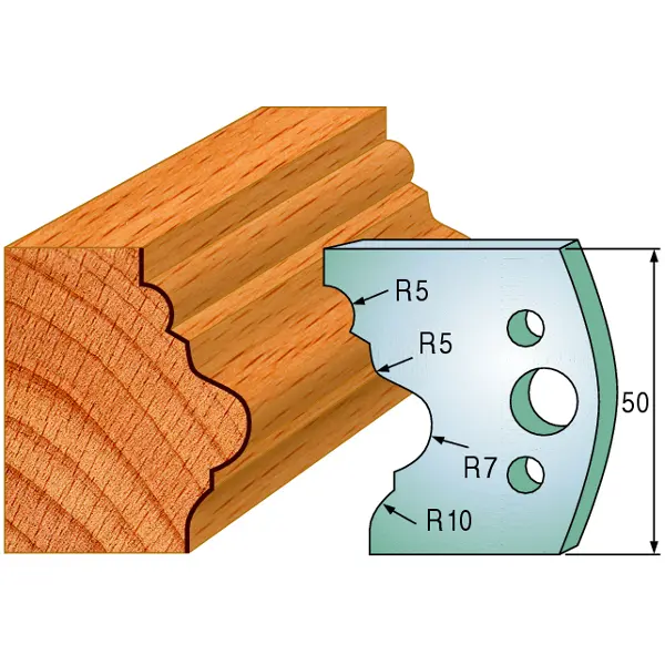 Standard Avviser Nr.508 2Stk. Avvisere 50x4 mm SP 