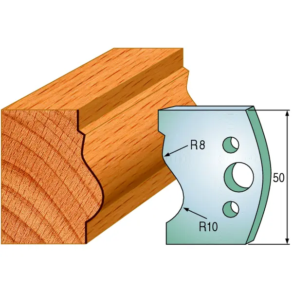 Standard Avviser Nr.510 2Stk. Avvisere 50x4 mm SP 