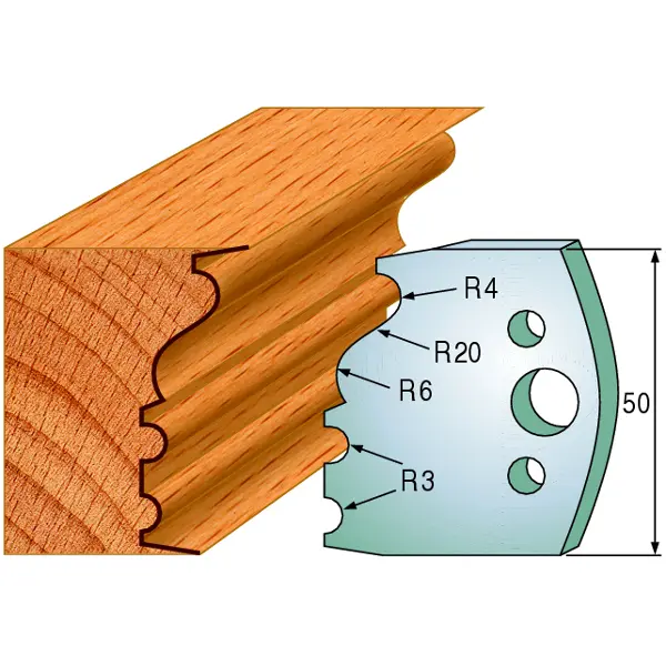 Standard Avviser Nr.513 2Stk. Avvisere 50x4 mm SP 