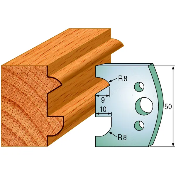 Standard Avviser Nr.517 2Stk. Avvisere 50x4 mm SP 