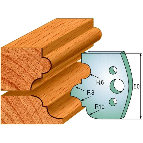 Standard Avviser Nr.520 2Stk. Avvisere 50x4 mm SP 