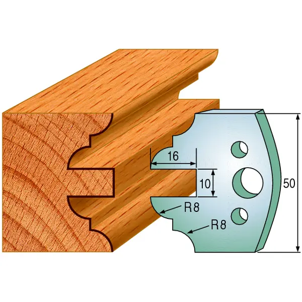 Standard Avviser Nr.523 2Stk. Avvisere 50x4 mm SP 