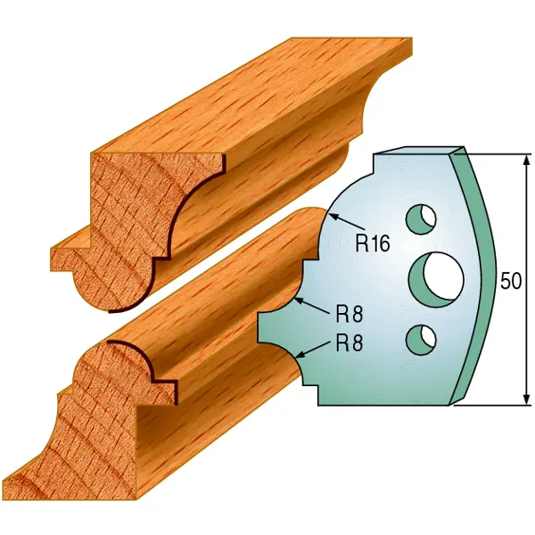 Standard Avviser Nr.541 2Stk. Avvisere 50x4 mm SP 