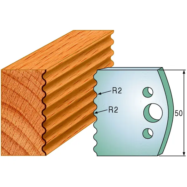 Standard Avviser Nr.552 2Stk. Avvisere 50x4 mm SP 