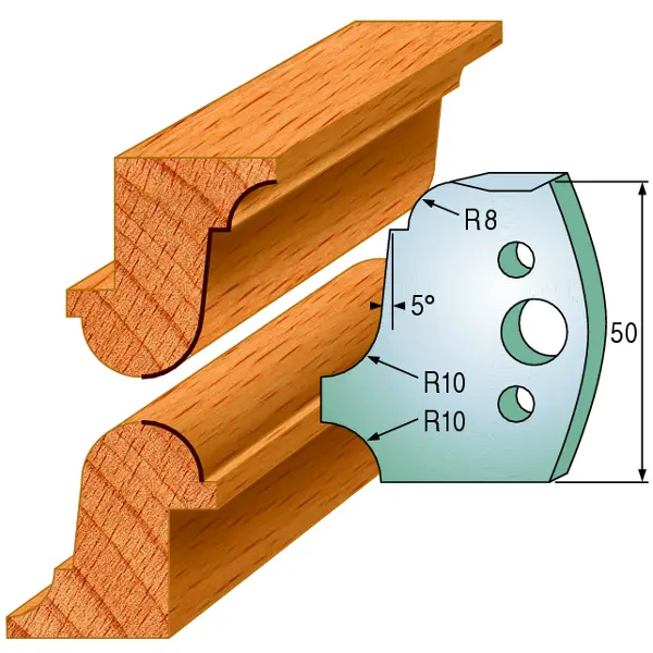 Standard Avviser Nr.557 2Stk. Avvisere 50x4 mm SP 