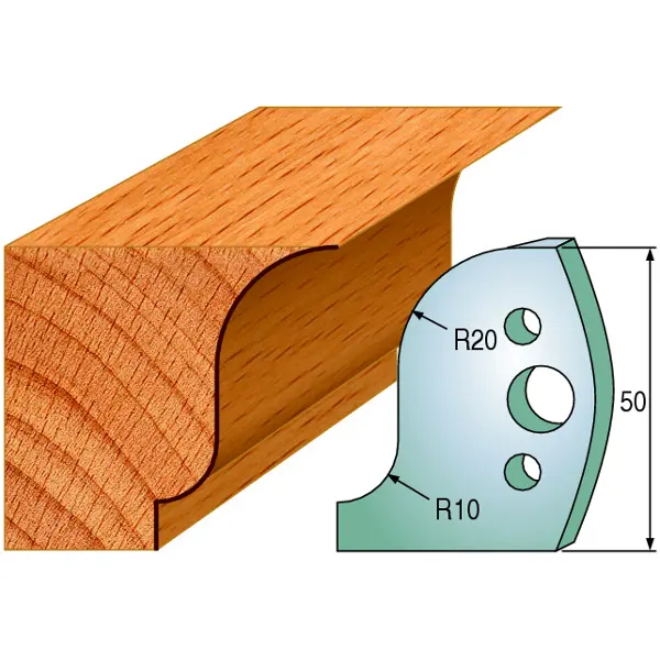 Standard Avviser Nr.570 2Stk. Avvisere 50x4 mm SP 