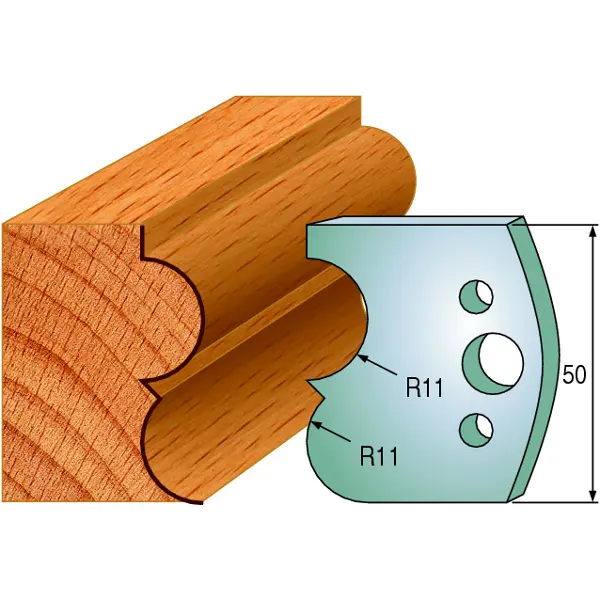 Standard Avviser Nr.572 2Stk. Avvisere 50x4 mm SP 