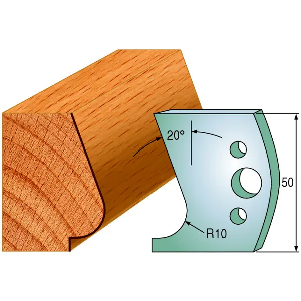 Standard Avviser Nr.575 2Stk. Avvisere 50x4 mm SP 