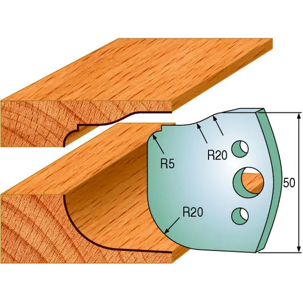 Standard Avviser Nr.577 2Stk. Avvisere 50x4 mm SP 