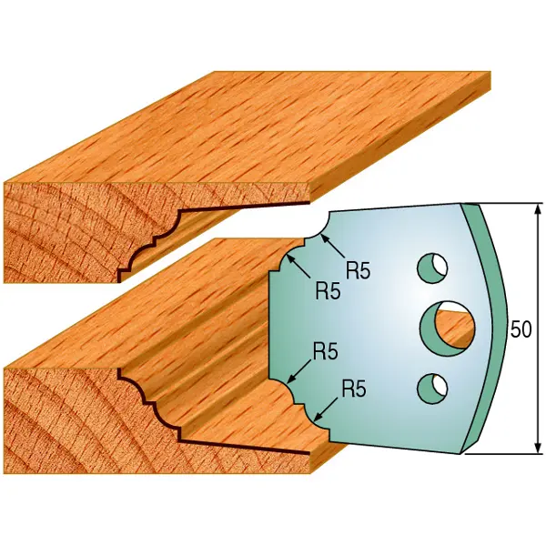 Standard Avviser Nr.580 2Stk. Avvisere 50x4 mm SP 