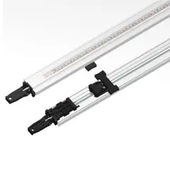 Styreskinne med tvinge 1270 mm CMT – aluminium med T-spor