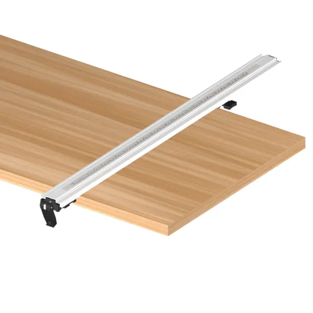 Styreskinne med tvinge 1270 mm CMT – aluminium med T-spor 