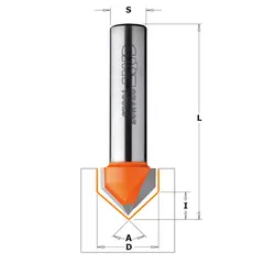 V-Notfres. Hm. Cmt Vinkel 90 Grader Gr. Diameter 31,7 mm